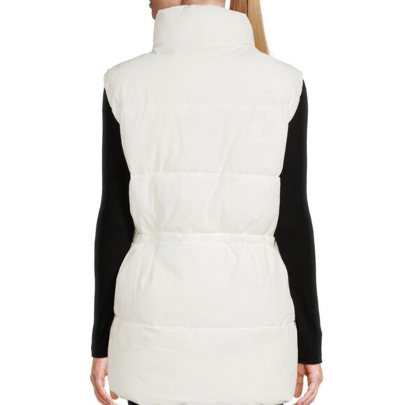 SOLD—Calvin Klein Performance White Quilted Puffer Vest Size Medium - Picture 11 of 12